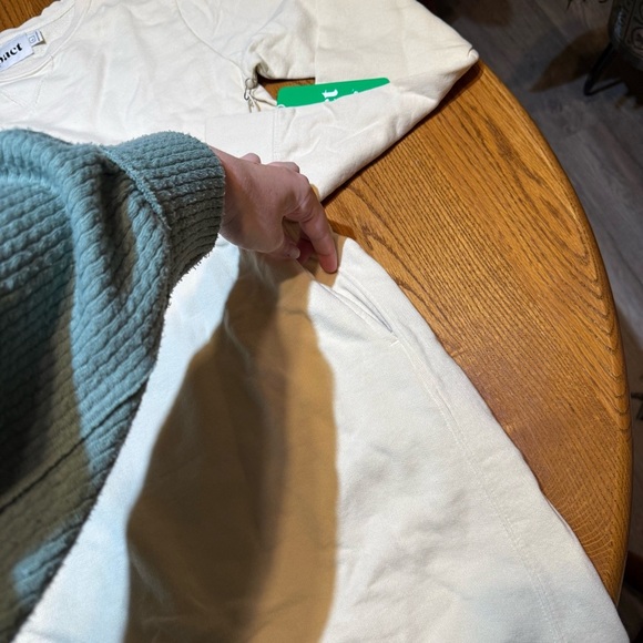 Pact Essential Sweatshirt Dress Size Large Organic Cotton Pockets NWT - Picture 5 of 8